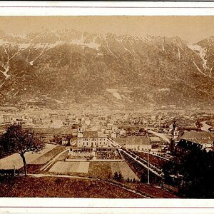 Innsbruck um 1880 Foto von der Firma Czichna