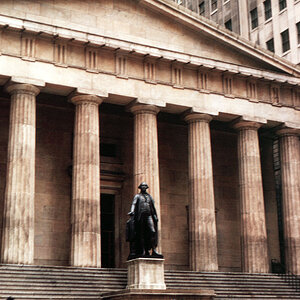 Federal Hall New York im Jahr 1973