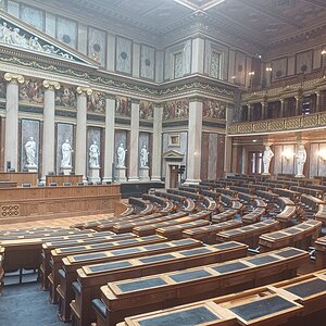 Reichsratssaal Parlament Wien 21.2.2024