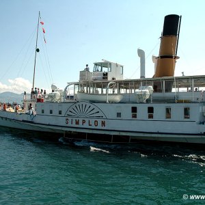 Dampfschiff "Simplon"