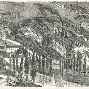 Brauerei Schwechat um 1867