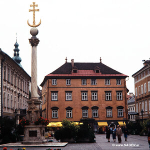 Klagenfurt, Alter Platz mit Dreifaltigkeitssäule