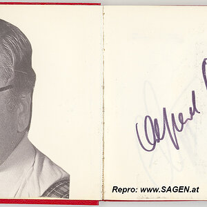 Autogramm Alfred Böhm 1977