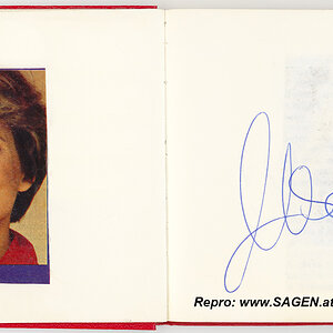 Autogramm Uschi Glas um 1978