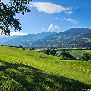 Aussicht bei Mils bei Hall, Tirol