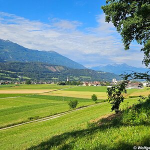 Aussicht bei Mils bei Hall, Tirol