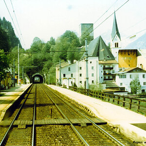 Bahnhaltestelle Rattenberg 1980er Jahre