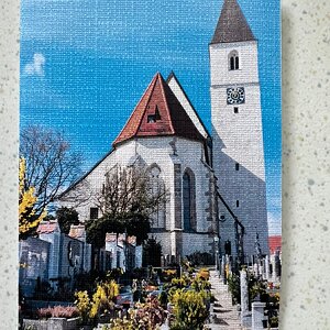 Medium 'Sterbebild modern, Pfarrkirche Wartberg ob der Aist' in der Kategorie 'Sterbebilder'