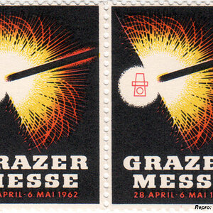 Reklamemarke Grazer Messe 1962