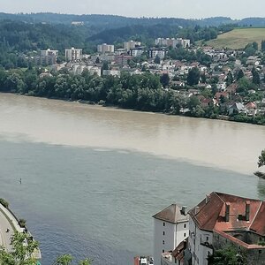Passau: Ilz, Donau und Inn