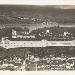 Stift Melk, Luftbild 1940er Jahre