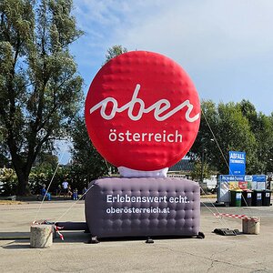 Oberösterreich aufgeblasen