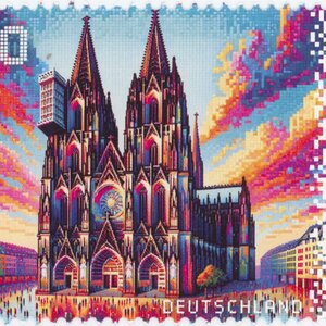 Briefmarke Kölner Dom