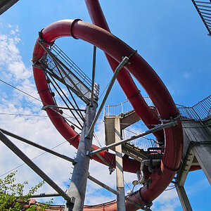 Doppellooping Wasserrutsche Wörgl