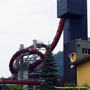 Doppellooping Wasserrutsche Wörgl