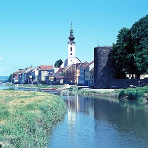 Blick auf Pöchlarn, 1970er/1980er Jahre