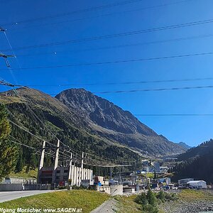 Kraftwerk Kühtai und Baustelle Speicher Kühtai