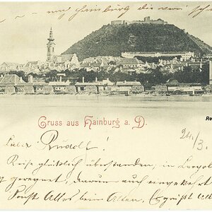 Hainburg an der Donau im Jahr 1897