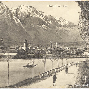 Hall in Tirol um 1910