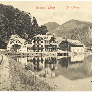 Medium 'Gasthof Lueg, St. Gilgen, Salzkammergut' in der Kategorie 'Salzkammergut'