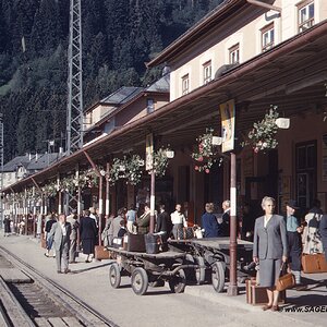 Bahnhof Zell am See um 1970