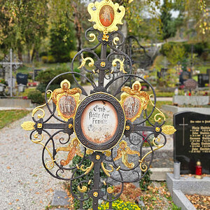 Grabkreuz Schmiedeeisen Innsbruck Mühlau