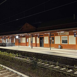 Bahnhof Franzensfeste Abends