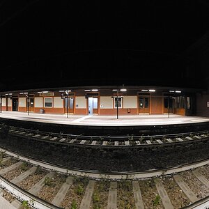 Bahnhof Franzensfeste Abends