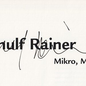 Arnulf Rainer, Autogrammkunstwerk