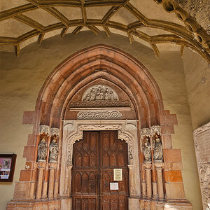 Nonnberg Portal der Stiftskirche