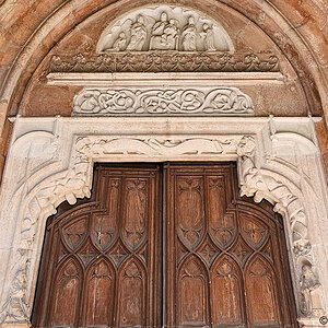 Nonnberg Portal der Stiftskirche (Detail)