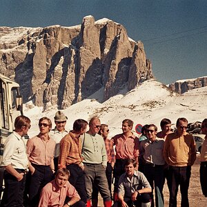 Marmolata-Tour 1972 Gruppenbild