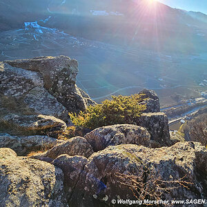 Ausblick Wallburgboden, Sonnenberg Naturns