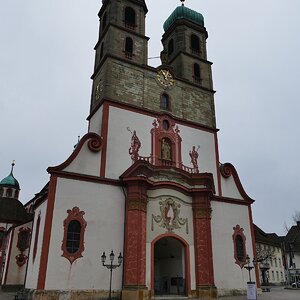 Fridolinsmünster Zwillingstürme Marktplatz