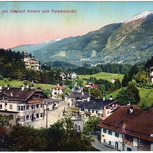 Medium 'Luftkurort Igls mit Gasthof Altwirt und Patscherkofel' in der Kategorie 'Historische Ansichtskarten Innsbruck'