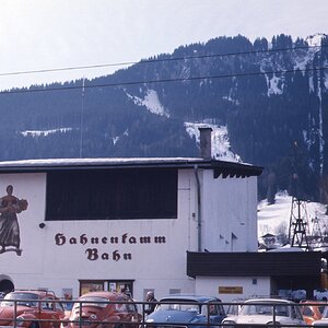 Hahnenkammbahn in den 1970er Jahren