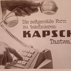 Medium 'Werbung Tastentelefon Kapsch' in der Kategorie 'Technik'