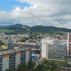 Aussicht auf Salzburg Juni 2024