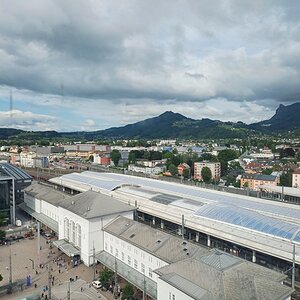 Aussicht auf Salzburg Juni 2024