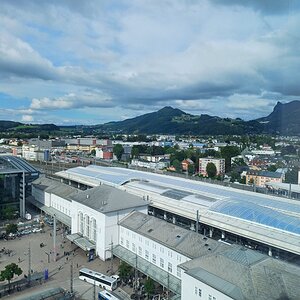 Aussicht auf Salzburg Juni 2024