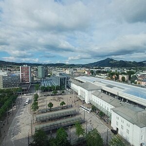 Aussicht auf Salzburg Juni 2024