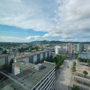 Aussicht auf Salzburg Juni 2024