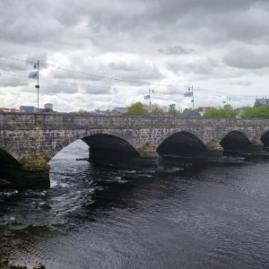 Thomod Bridge in Limerick,  Irland