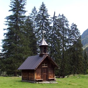 holzkapelle in falbeson, stubaital