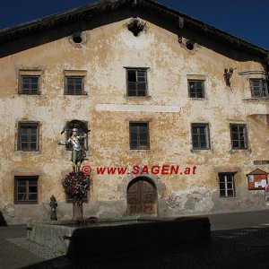 Dorfbrunnen Burgeis (Südtirol)