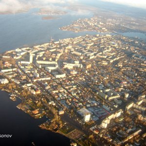 Archangelsk von oben (Luftbild)