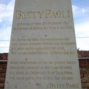 Grab von Betty Paoli