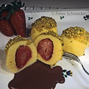 Erdbeerknödel