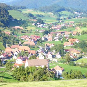 Blick vom Kirchberg Richtung Steinach