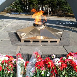 ewige Flamme in Archangelsk